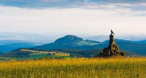 Landschaft im Ausflugsziel Rhön